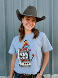 MISS JACKPOT CROPPED TEE